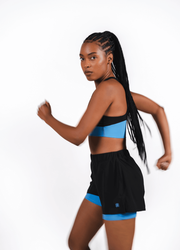 Dual Motion Short - Black & Blue