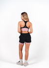 Dual Motion Sport Bra - Black & Pink
