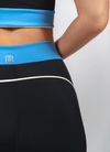 Morph Essential Legging - Black & Blue