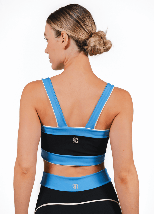 Morph Sport Bra - Black & Blue