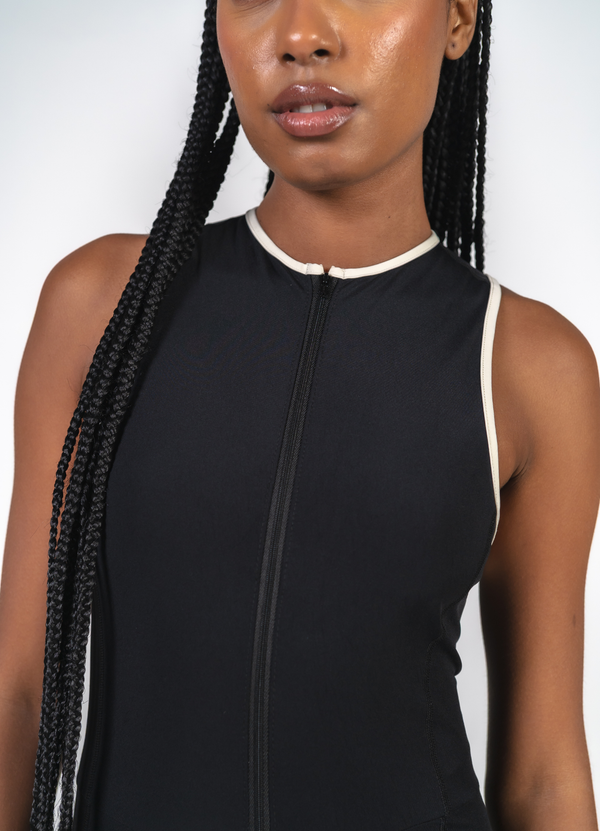 Elevate Jumpsuit- Black & White