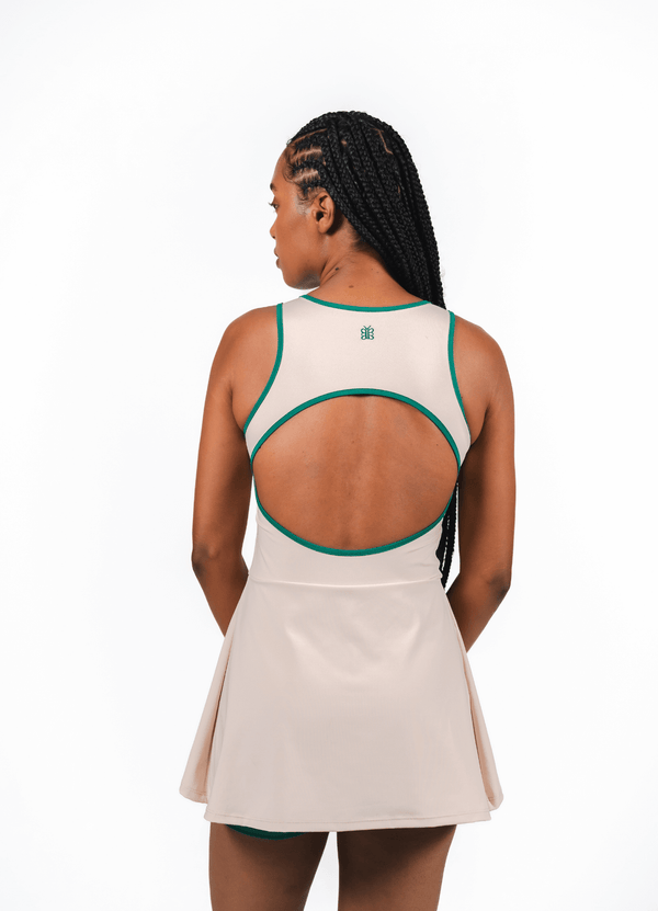 Dual Dress - Sand & Green