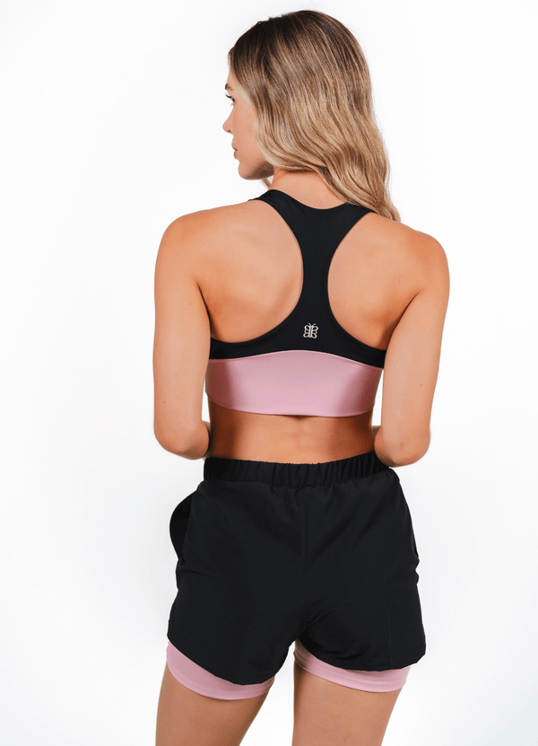 Dual Motion Short- Black & Pink