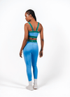 Morph Essential Legging - Blue & Green