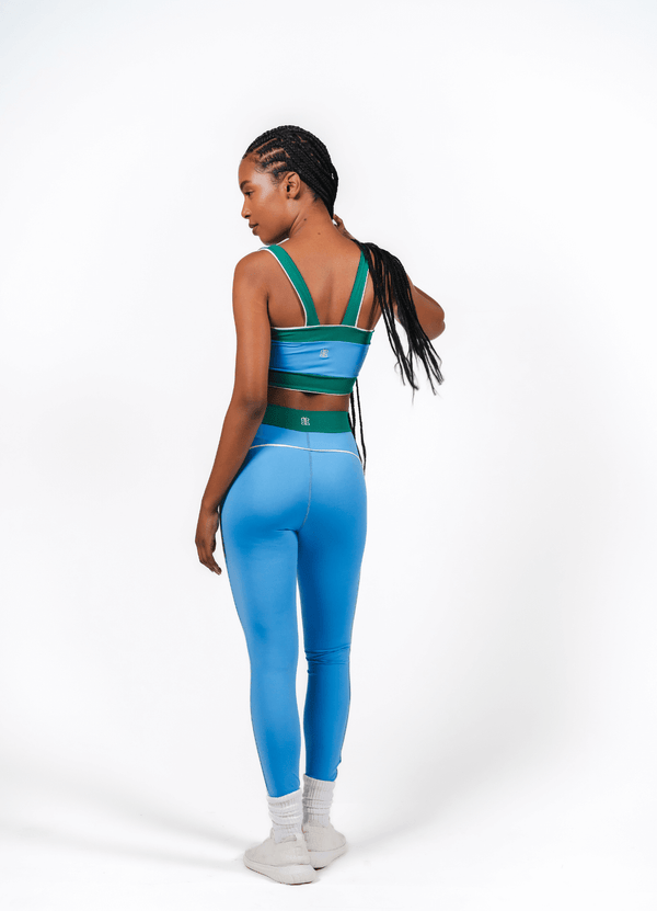 Morph Sport Bra - Blue & Green